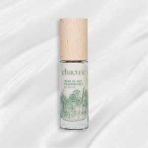 Crème de nuit personnalisée Rose Blanche